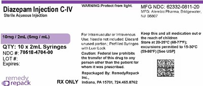 Mm1 (Diazepam 10mg   2ml(5mg   mL) 70518 4704 00)